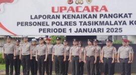 51 Anggota Polres Tasikmalaya Kota Naik Pangkat: Dedikasi dan Amanah Baru di 2025