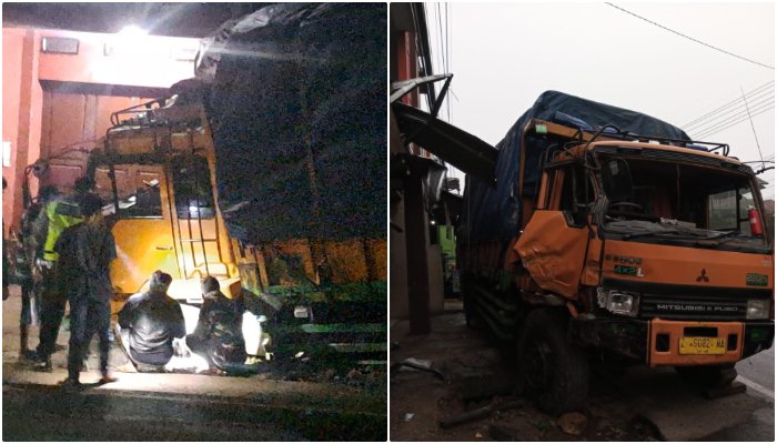 Kecelakaan Aneh di Garut: Truk Lepas Kendali, Rumah Warga Jadi Korban!