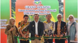 Pj Bupati Garut Resmikan Ruang Kemoterapi Modern dan Taman Relaksasi di RSUD dr. Slamet