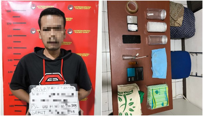Geger! Pria di Garut Ditangkap dengan 500 Gram Sabu, Terancam Hukuman Mati