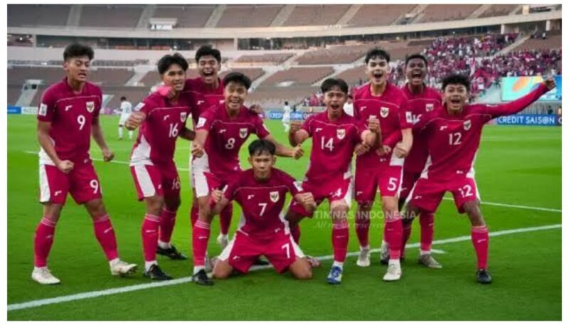 Selebrasi Timnas Indonesia U-17 saat menggilas Yaman dengan skor 4-1 || foto : Timnas Indonesia 