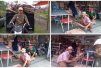 Foto saat penarikan sekaligus pemilihan sampah untuk selanjutnya dijual kepada pengepul. || Dok : Mediatamanews.id