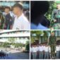  Dandim 0612/ Tasikmalaya letkol Arm Yan octa Rombenanta, S.Sos.,  saat Pimpin Upacara di SMK Muhammadiyah. 